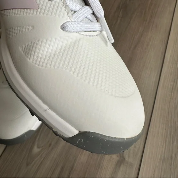 adidas Women’s EQT Spikeless Golf Shoes 7.5 Cloud White / Pink / Grey - Picture 6 of 15